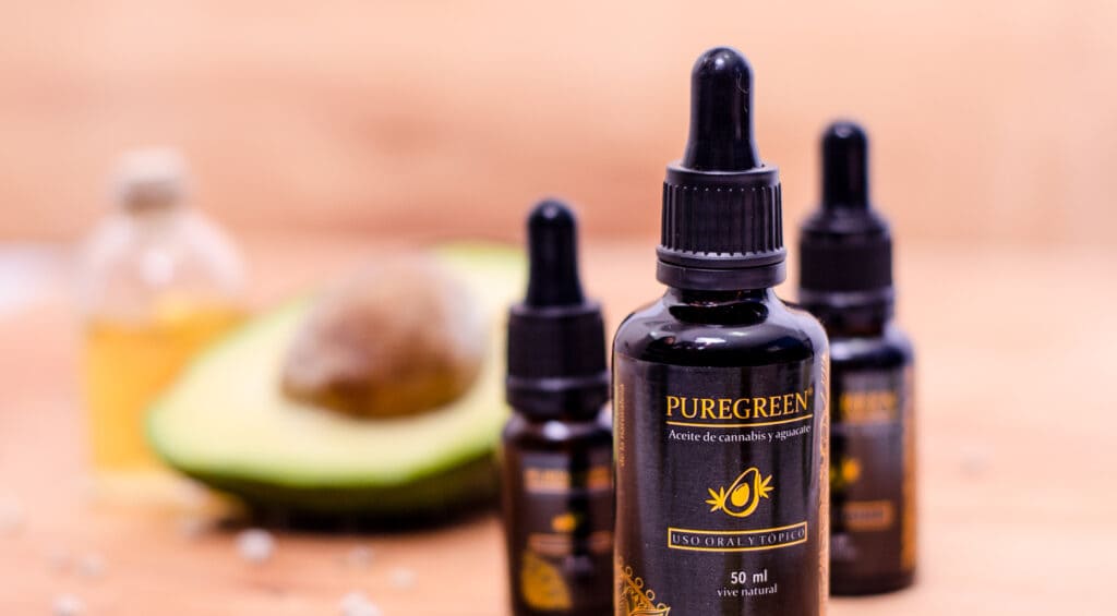 Producto PureGreen con aceites naturales